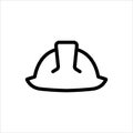 builder helmet icon vector illustration